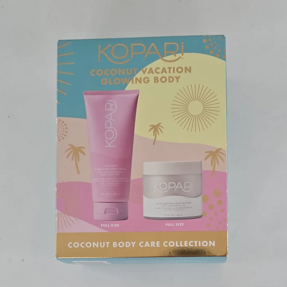 Kopari Coconut Vacation Glowing Body Set - NEW Full Sized